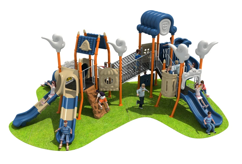 Park plastic slide Playground Promotional Environmental Friendly