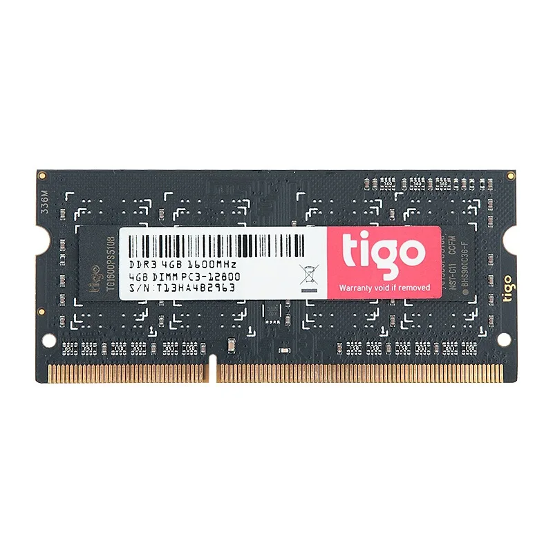 Prix Tigo Marque Ordinateur Portable Memoria RAM DDR3 4 gb Sodimm Mémoire pour Ordinateur Portable 1.35 v Faible Puissance 1600 mhz 1333 mhz