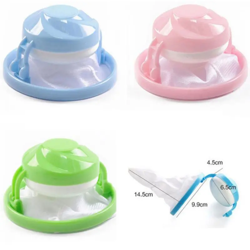 

Washing Machine Lint Filter Bag Laundry Mesh Hair Catcher Floating Ball Pouch Washing machine cleaning tools for washing machine