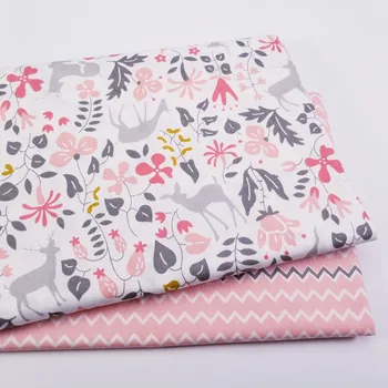 

Printed 100% Cotton Fabric for Patchwork Cloth DIY Sewing Quilting Fat Quarters Material For Baby&Child
