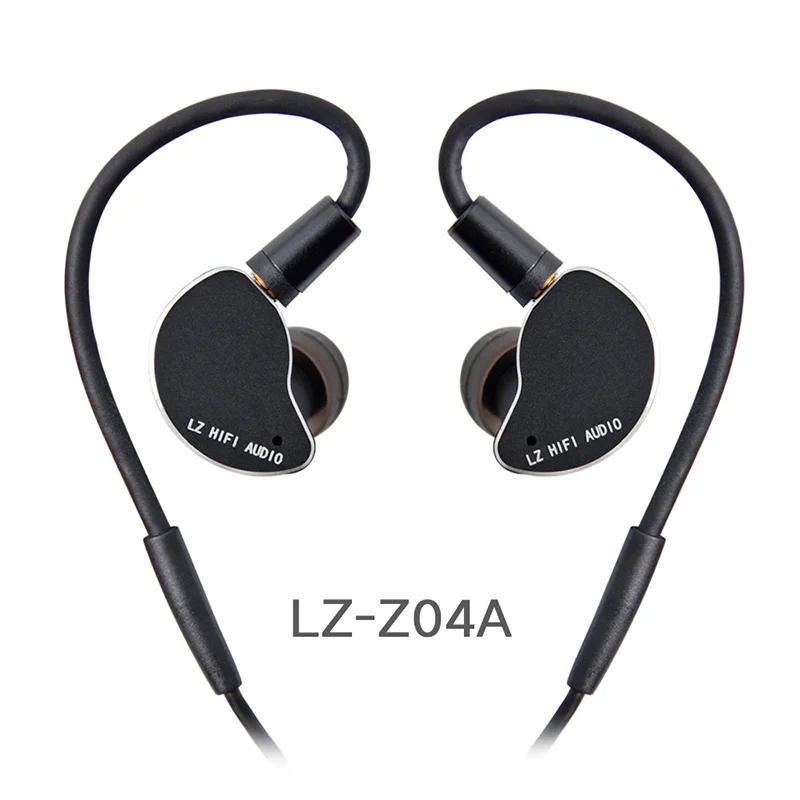 LZ Z04A наушники вкладыши с динамическим приводом hi fi IEM металлическая гарнитура со