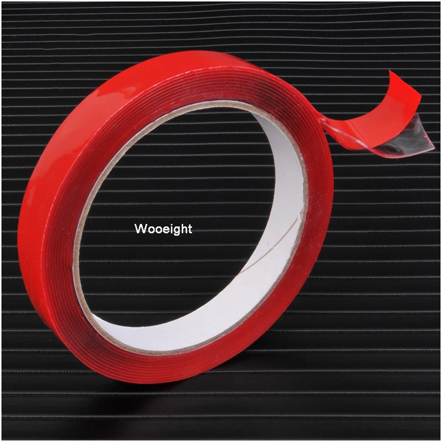 Wooeight Car Styling Transparent Silicone Double Sided Tape Sticker 15mm3m For Car Home Office High Strength Adhesive Sticker (6)