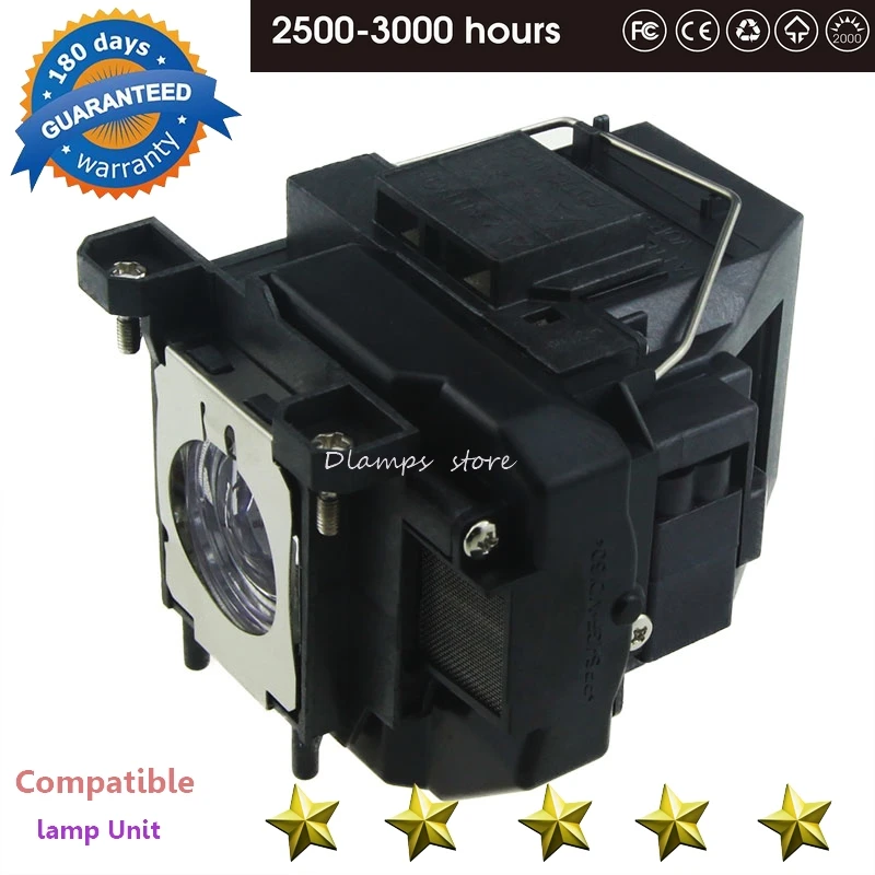 EB-S02 EB-S11 EB-S12 EB-W12 EB-W16 EB-W16SK EB-X12 EB-X14 EB-X14G EH-TW550 EX3210 Projector Lamp ELP67 V13H010L67 for EPSON
