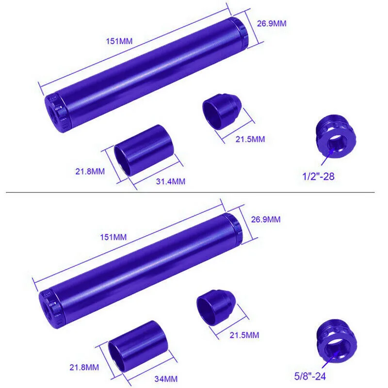11PCS Fuel Filter Car Solvent Trap Aluminum Fuel Trap Solvent Filter Set 1/2-28 5/8-24 FOR NAPA 4003 WIX 24003 WLR-AFF01-6