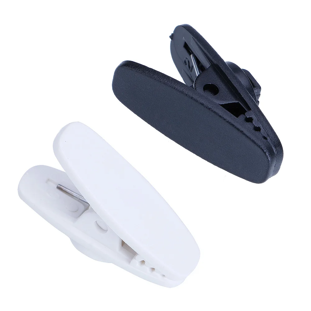10PCS Duckbill Headphone Earphone Wire Cable Clip Clamp Holder Lapel