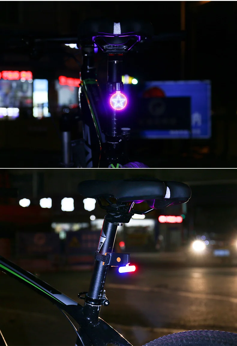 Велосипед Wheel Up Light круглый и любящий задний фонарь Usb Выделенный Водонепроницаемый Горный велосипед задние фары велосипеда Велосипедное оборудование