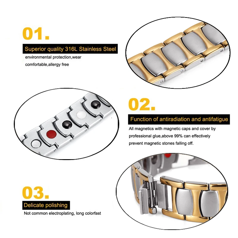 Healing Magnetic Bracelet  (2)