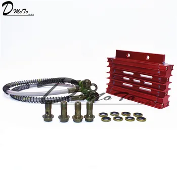 

Oil Cooler Kit Aluminum Alloy for LIFAN 110 125CC PIT DIRT BIKE CRF Oil Monkey Bike ATV Quad Motorcycle