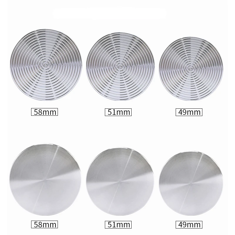 Best MICCK Coffee Tamper 49mm 51mm 58mm Whorl Flat Base Ripple Espresso Cafe Barista Tools For Kitchen Accessories Coffee Press