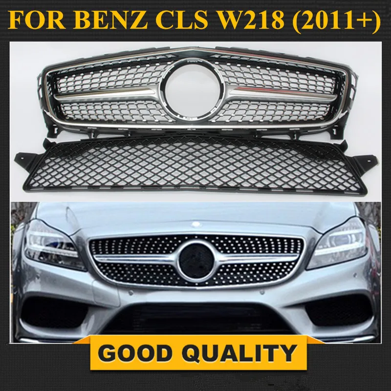 

Diamond Style design replacement ABS Front grill mesh for Mercedes 2012-2014 CLS CLASS W218