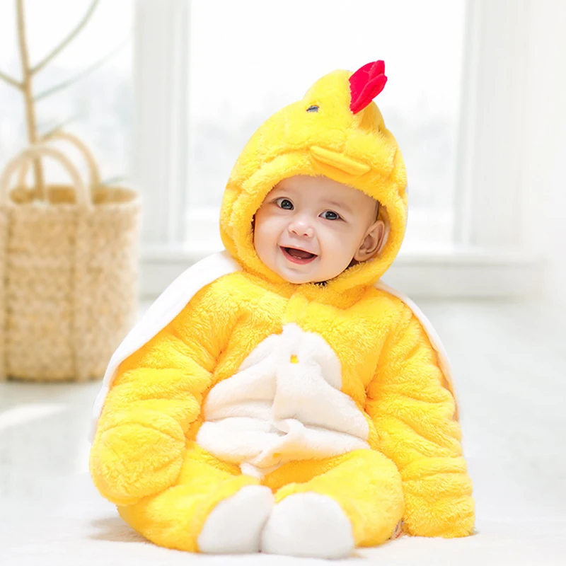 

Baby Children's Yellow Chicken Anime Costumes Halloween Costume For Kids Pure Cotton Three Kinds Of Color Cosplay Costume