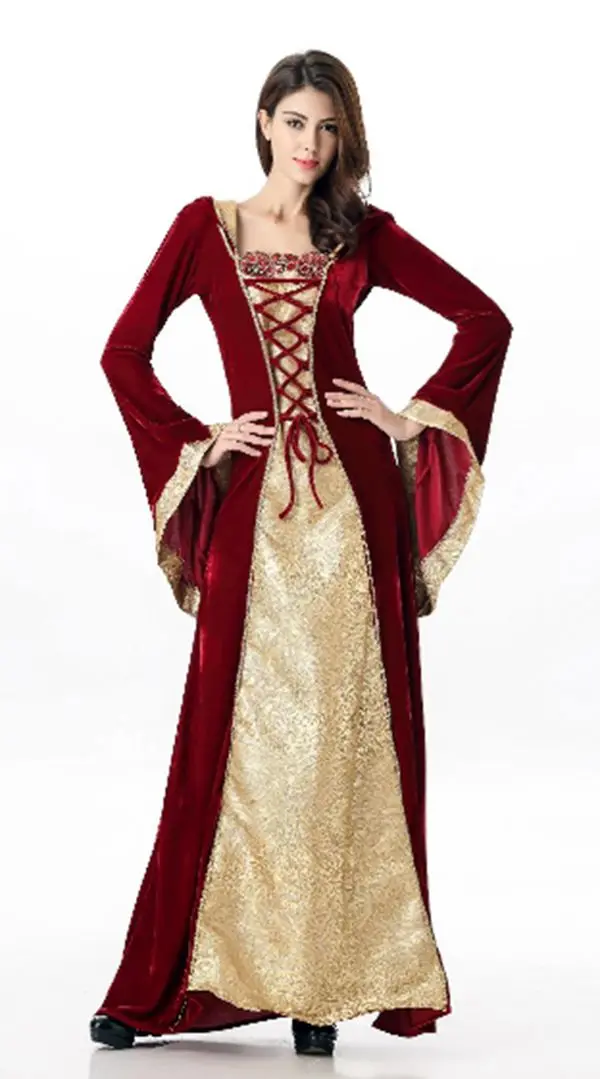 Королева проклятых косплей костюм карнавал Хэллоуин костюмы комбинезон платье косплей