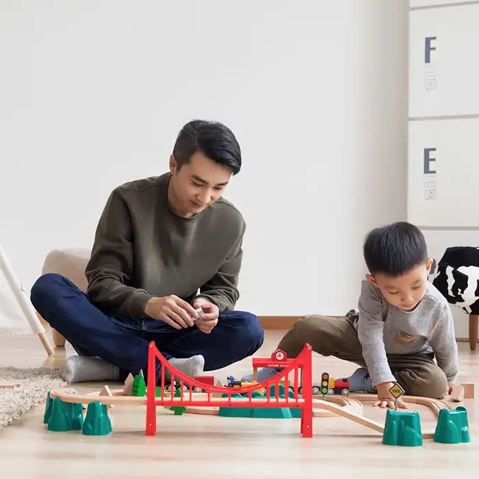 xiaomi mitu track building block electric train set