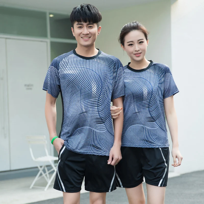 

New table tennis clothes, Qucik dry Badminton sports clothes Women/Men, Tennis suit , badminton wear sets A106