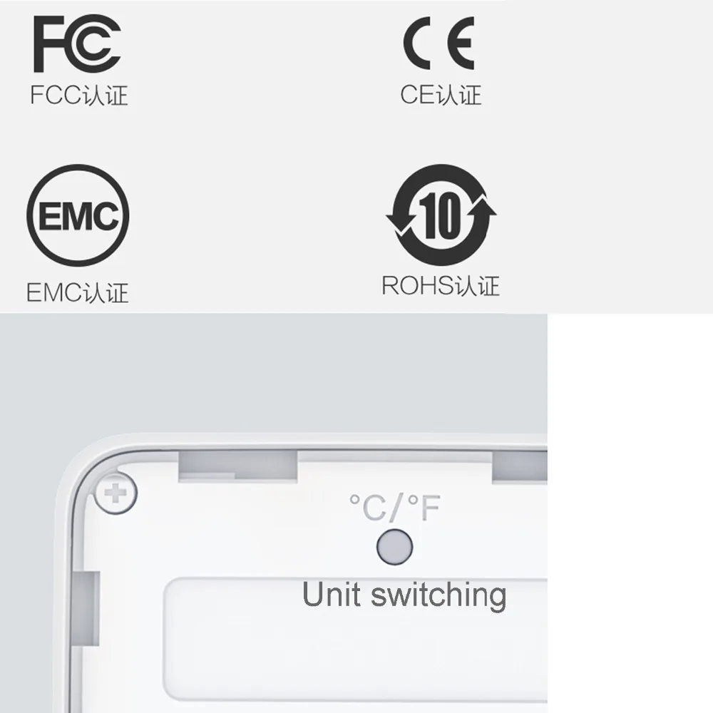 Новинка, Xiaomi Mijia BT4.0, беспроводные умные электрические цифровые часы, домашний гигрометр, термометр, электронные чернила, приборы для измерения температуры