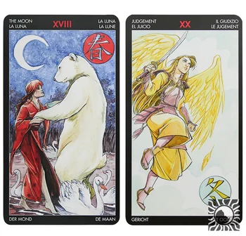 

100% English version Manga Tarot board game tarot cards 78pcs/set