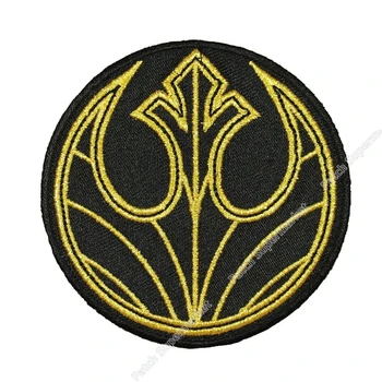 

3" Star Wars Rebel Badge Patch The Last Jedi New TV Movie Costume Embroidered Emblem applique iron on badge for clothing clothes