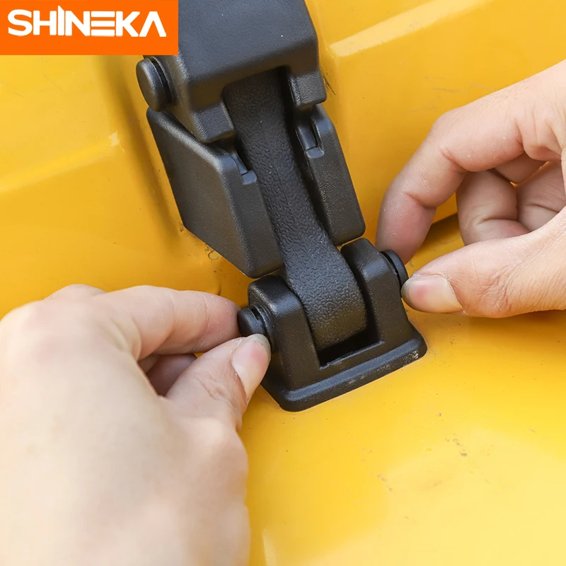 SHINEKA для Jeep Wrangler TJ 1997 2006 Автомобильная металлическая пряжка крышка прокладка