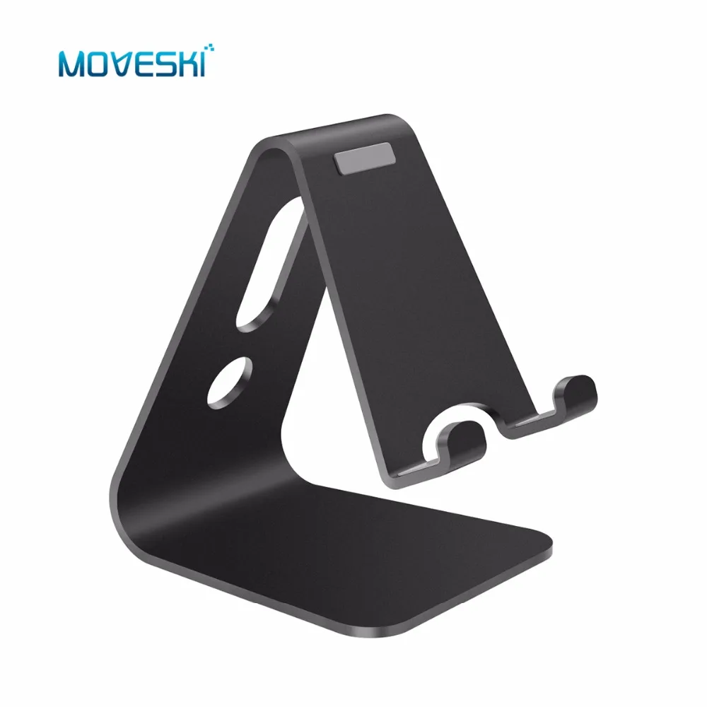 Moveski Universal Aluminium Alloy Stand Desk Holder For Phone