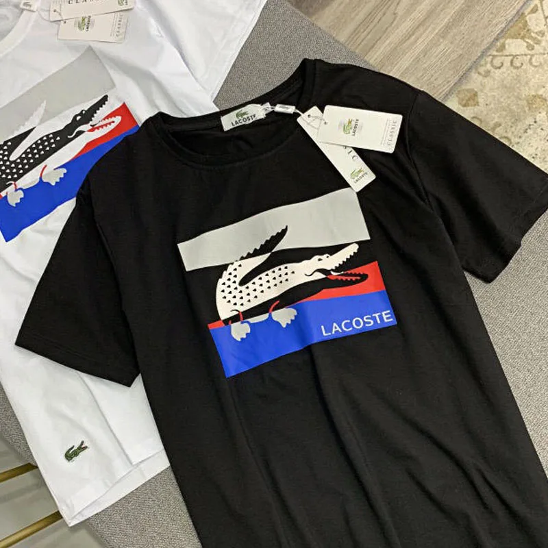 Explosion models 2019 summer new men's Running shirt cotton Korean students loose personality wild t-shirt foreign trade