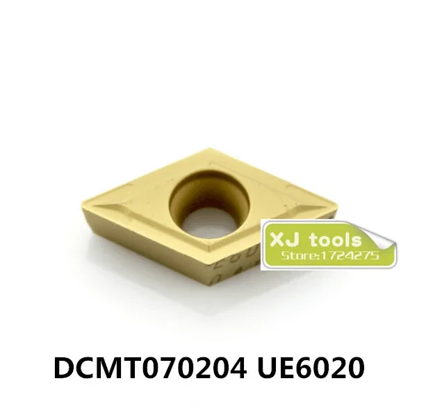 Бесплатная доставка 10 шт. DCMT070204 UE6020 карбидные вставки для SDJCR/SDACR/SDFCR токарные