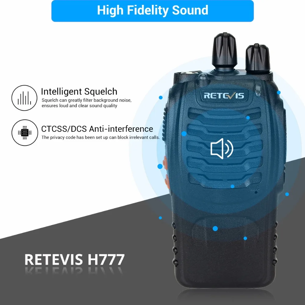 4 шт Портативный рация Retevis H777 UHF Hf трансивер двухстороннее радиостанции Communicator двусторонней радиосвязи рации H-777