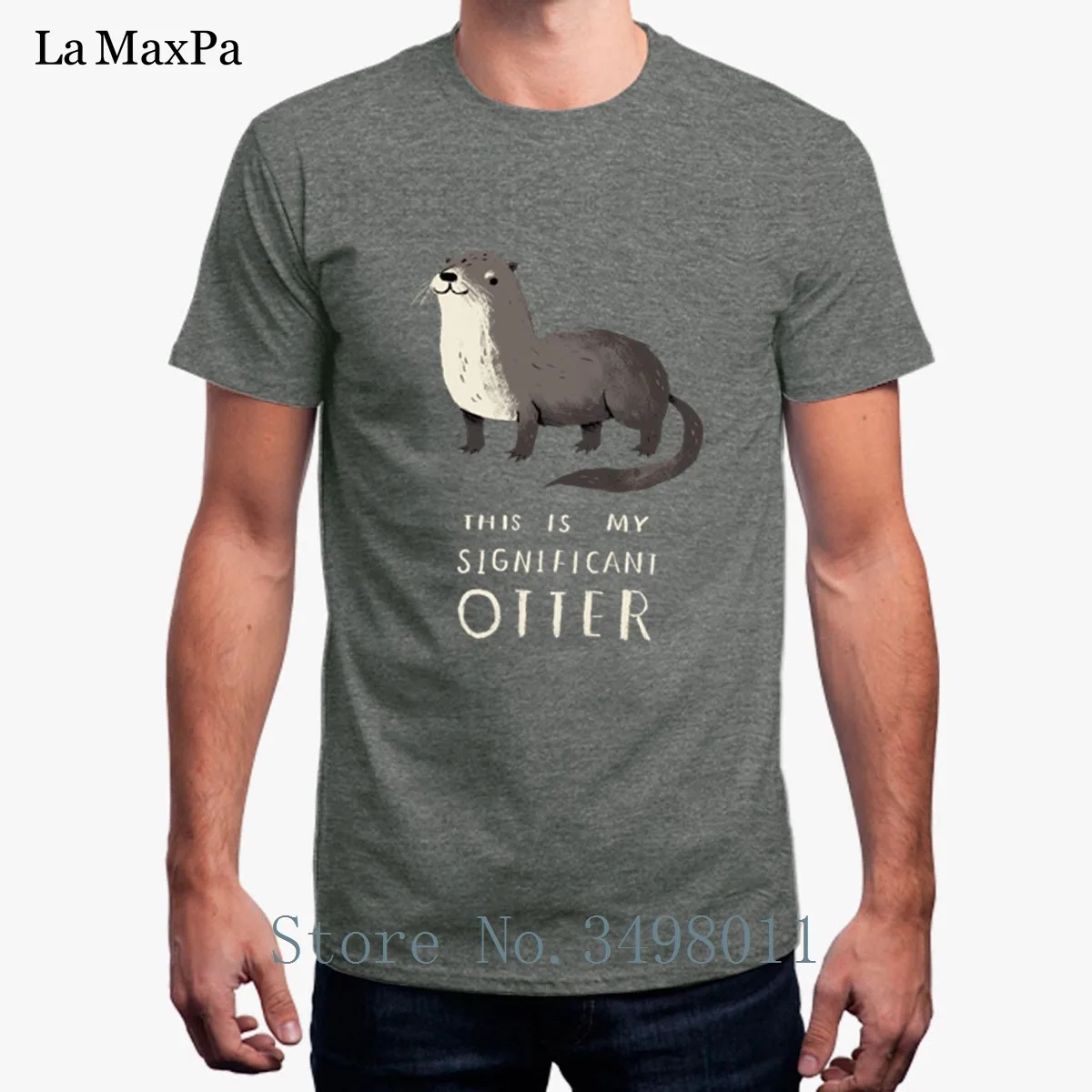 

Printed Significant Otter T-Shirt Clothes T Shirt O-Neck Cool Tee Shirt Man Short Sleeved S-3xl Design Tops