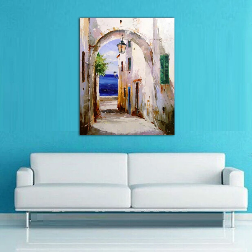 home decor landscape oil painting