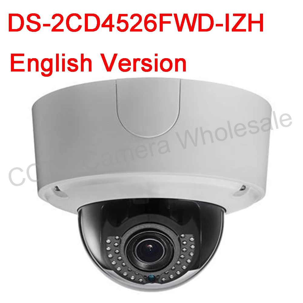 

Free shipping English version DS-2CD4526FWD-IZH 2MP Low Light Smart Camera Support 128G on-board storage 120dB WDR,POE