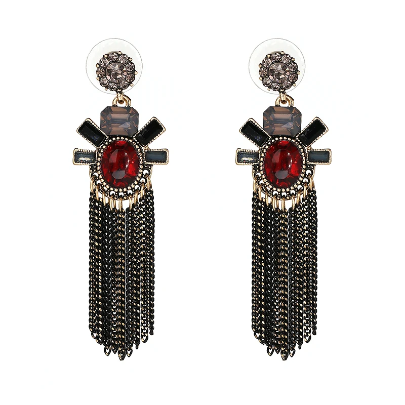 

2019 design 3 colors NEW HOT Women's fashion earrings New arrival brand crystal tassel for women girls C1501