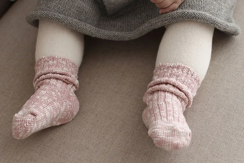 LONSANT Носки для маленьких мальчиков и девочек хлопковые мягкие однотонные носки для малышей нескользящие носки-тапочки для маленьких мальчиков и девочек