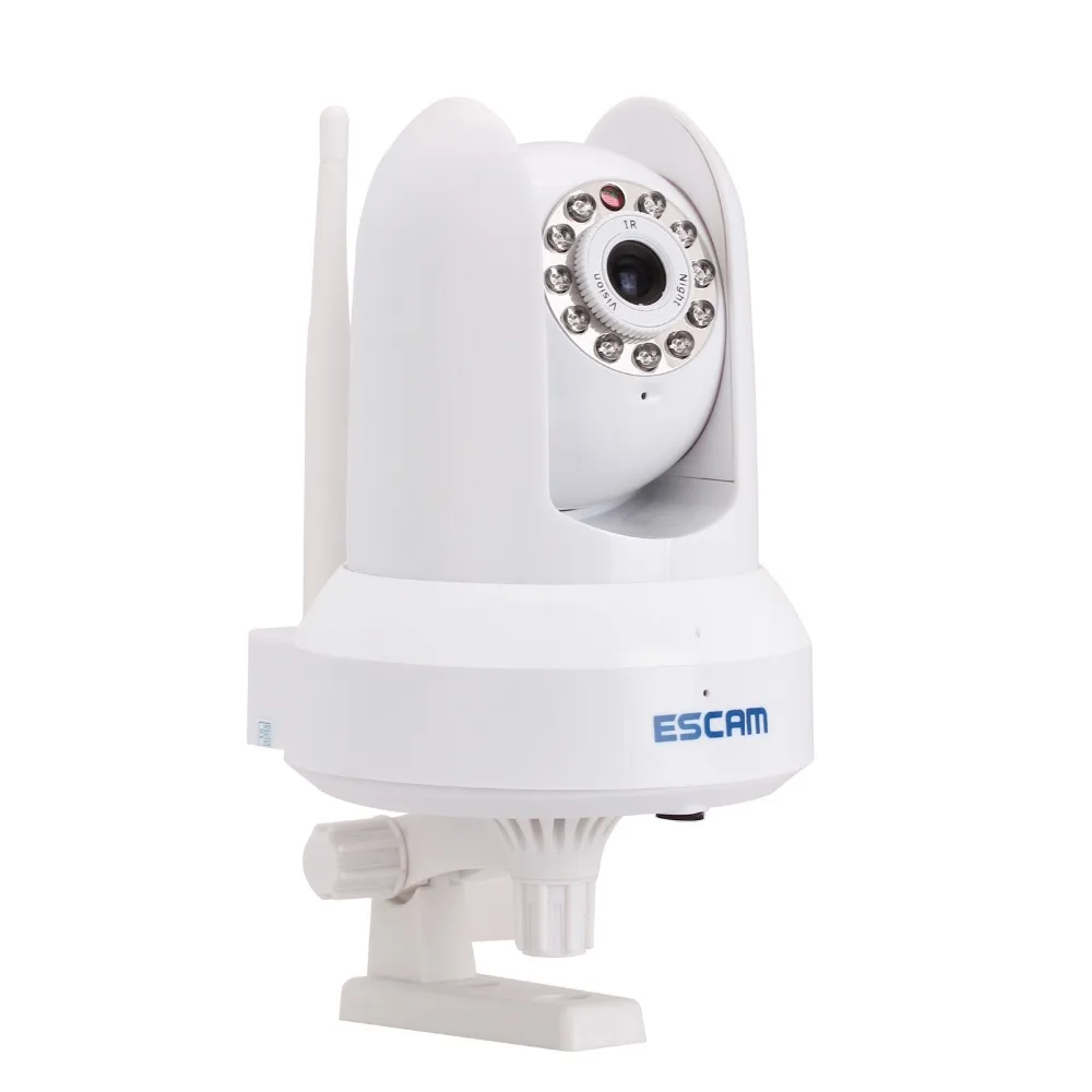 Escam HD 720P Wireless IP Camera Wifi Pan / Tilt Two Way Audio P2P IR-Cut Night Vision Onvif Cloud Home Security Camera SD Card wireless ip camera wifi onvif two way audio pan tilt ir night vision home surveillance video security camera cctv network ip cam