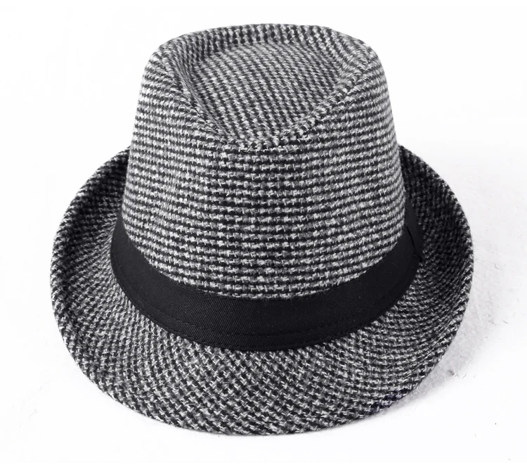 Woolen Texture European Style Jazz Hat Fisherman's Cap Men's Euramerican Fabric Gentlemen's Hat C917