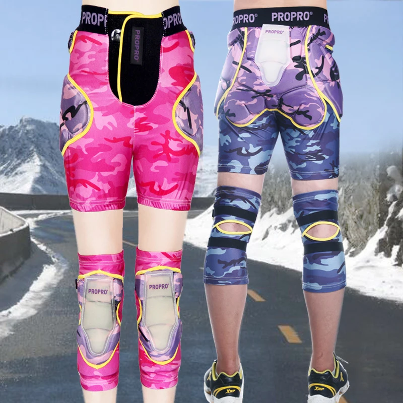 

TRINGA outdoor sports high-end knee pads single and double board ski knee skating cross-country anti-fall sports safety