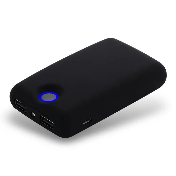 Ультра-тонкий милый мини power Bank 18650 внешний power Bank 6000 мАч открытый зарядное устройство для путешествий блок питания для смартфонов