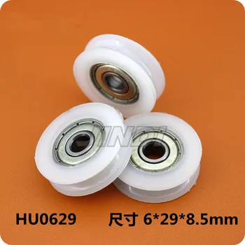 

10pcs 29mm Round Groove Nylon Pulley Wheels Roller for 2.5mm rope w/ 625ZZ Bearing
