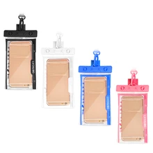 2 шт 6,3 дюймов Водонепроницаемый чехол для телефона Портативный чехол для телефона подводный плавательный мешок Встроенный аварийный свисток