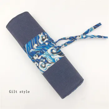 

Quality Colors 10 12 Pcs Makeup Brush Bag Pencil Case Pouch Holder Wrap Roll Storage Cotton Empty Makeup Bag For Makeup Brush