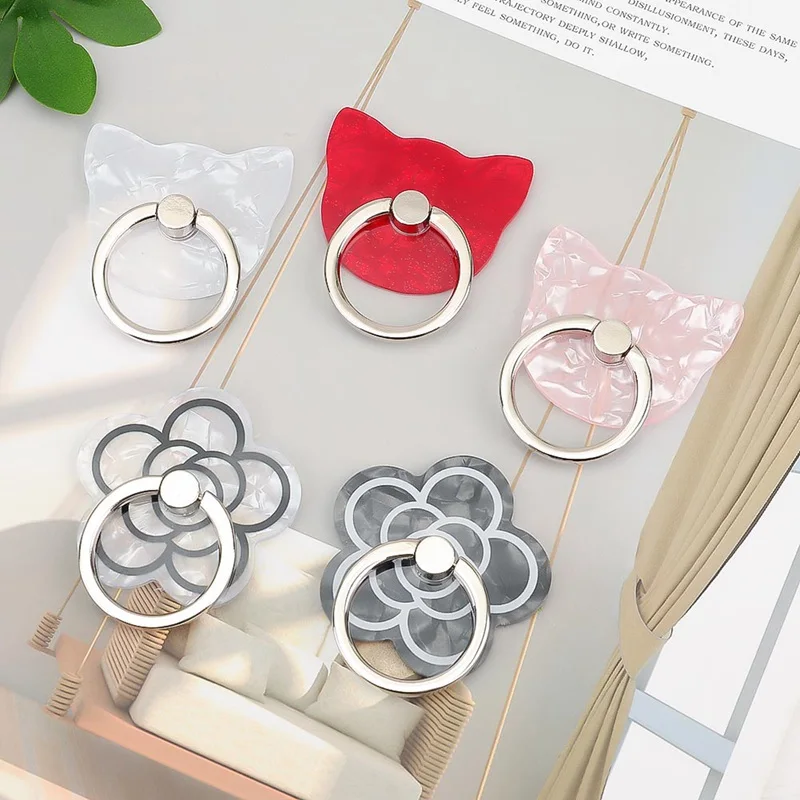 

Cute Cartoon Bracket Phone Expanding Stand Phone Finger Ring Holder For Phones For Iphone X Xs 8 Xiaomi