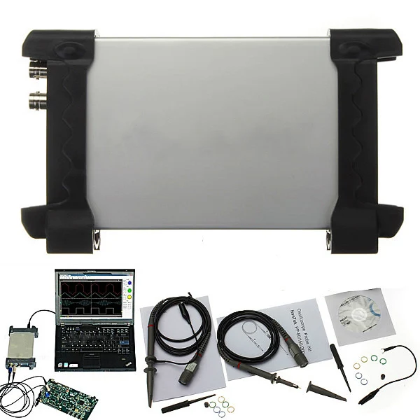 Цифровой usb осциллограф Jiguoor 6022BE на базе ПК 2 канала оригинальный Виртуальный