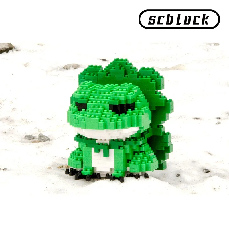 

Japanese Popular Game Character Frog Building blocks Model Educational Bricks Children Toys Kids brinquedos Gift for Girls