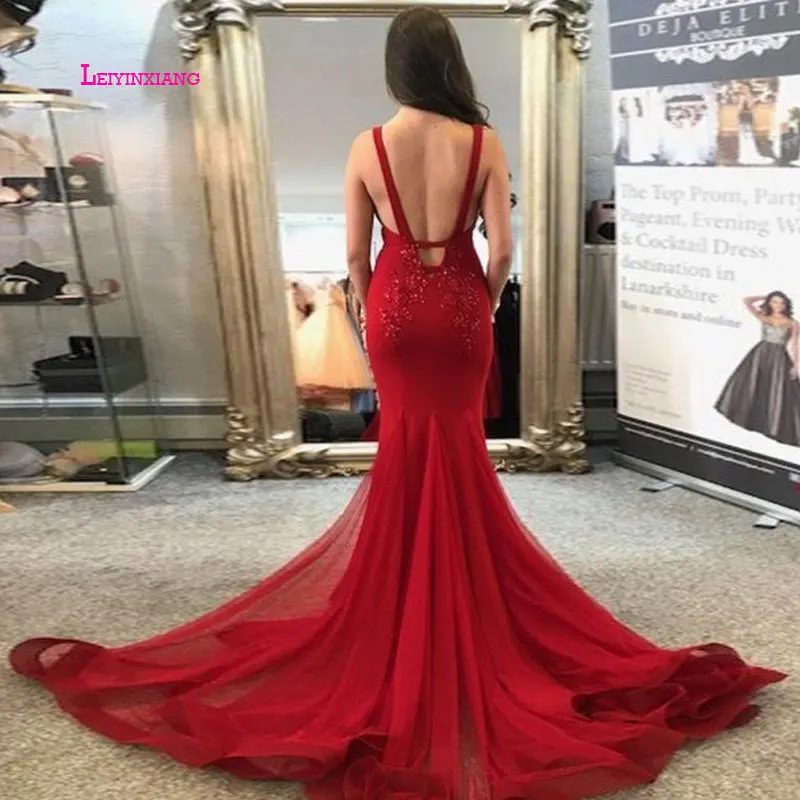 LEIYINXIANG 2019 роскошное Новое поступление выпускное платье Nuevo Vestido de Noche Largo Piso