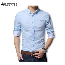 Новинка, модные мужские рубашки с длинным рукавом, хлопок, повседневная одежда, топ, Camisa Social Masculina, деловые, офисные рубашки, облегающие, 5XL, XT617
