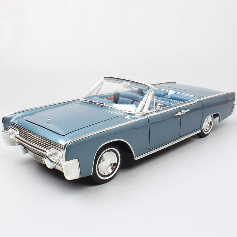 Детский 1:18 ford роскошный винтажный люкс 1961 LINCOLN Континентальный литой автомобиль масштаб металлический игрушечный автомобиль модель сувенир Миниатюрный