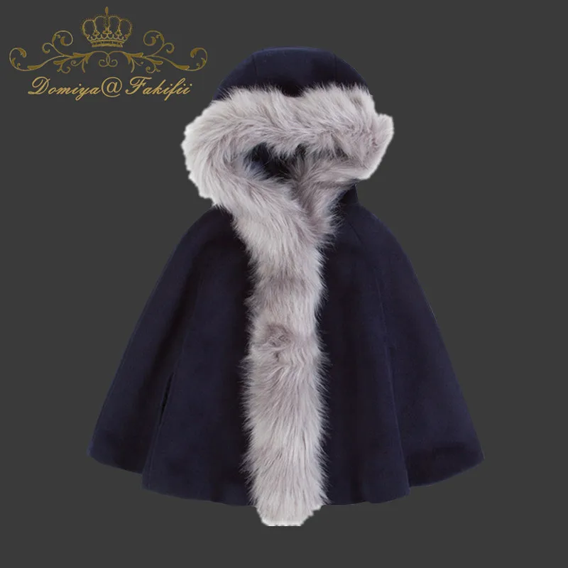 

2018 Brand Fashion Girl Cloak for Autumn Winter Kids Children's Clothing Clothes Baby Girls Coat Children Jacket Cloak Outerwear