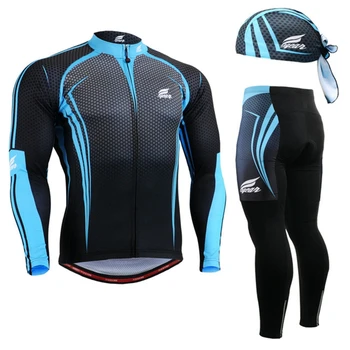

Life on Track Men MTB Road Bike Bicycle Winter Warm Long Sleeve Jacket Sets Suit Cycling Riding Windproof Breathable Clothing