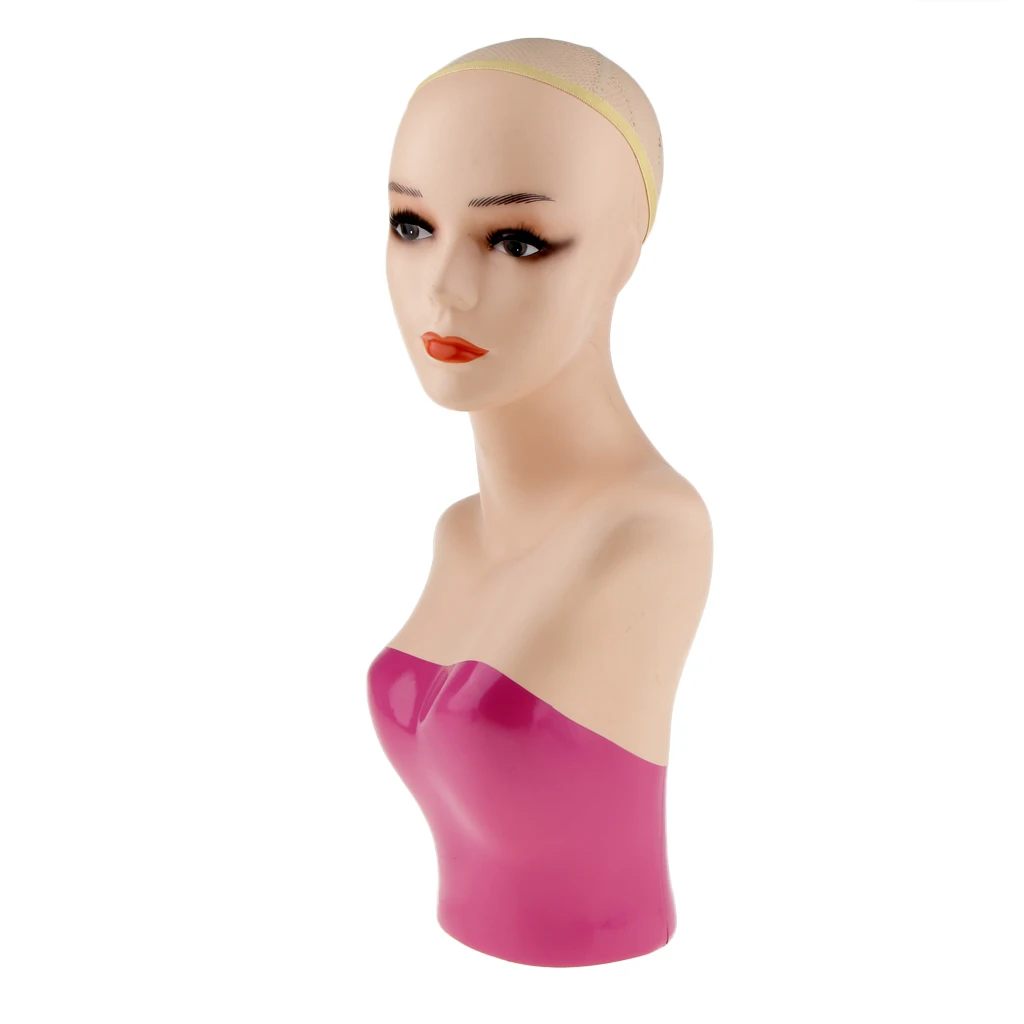 Buy Female Realistic Mannequin Manikin Head Bust Wigs