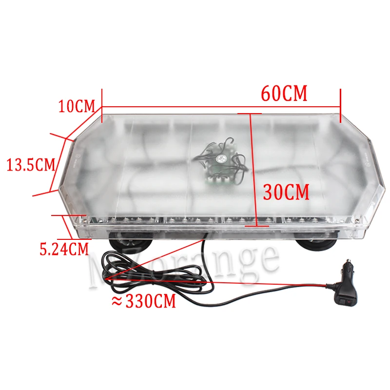 MZORANGE 12 V/24 V 56 светодиодный Стробоскопическая Лампа Аварийного освещения автомобиля скорой помощи полиции желтый мигающий Предупреждение льный фонарь маяк