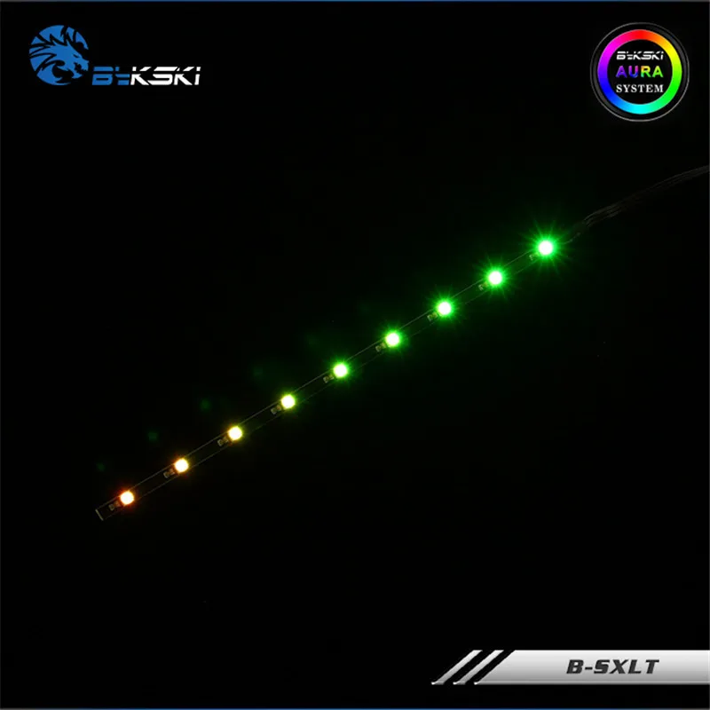Светодиодная осветительная лента Bykski RGB 5 В или 12 освещение MOBO AURA SYNC RBW 120 мм 180