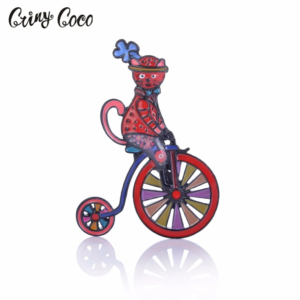 Симпатичная металлическая эмалированная брошь Cring CoCo в виде мультяшной фигуры
